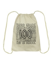 THIRD GRADE TYPO Drawstring Bag thumbnail