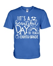 8TH GRADE V-Neck T-Shirt tile