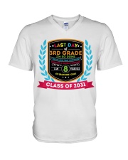 3RD GRADE V-Neck T-Shirt tile