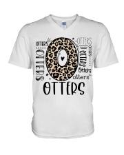 OTTER V-Neck T-Shirt tile