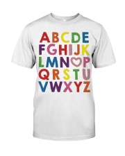 ABCD I Love U Classic T-Shirt front