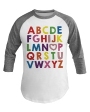 ABCD I Love U Baseball Tee tile