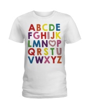 ABCD I Love U Ladies T-Shirt tile