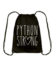 PYTHON STRONG Drawstring Bag tile