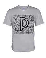 PARAPROFESSIONAL TEACHER DESIGN V-Neck T-Shirt thumbnail