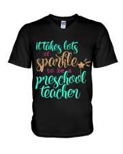 PRESCHOOL TEACHER V-Neck T-Shirt thumbnail