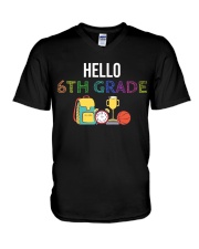 HELLO 6TH GRADE V-Neck T-Shirt tile