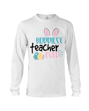 HOPPINEST TEACHER EVER Long Sleeve Tee thumbnail
