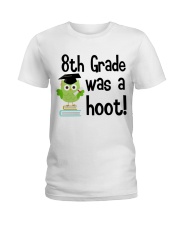 8TH GRADE WAS A HOOT Ladies T-Shirt tile