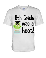 8TH GRADE WAS A HOOT V-Neck T-Shirt tile