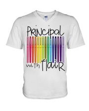 PRINCIPAL WITH FLAIR V-Neck T-Shirt thumbnail