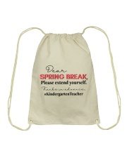 KINDERGARTEN TEACHER Drawstring Bag tile