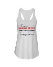 KINDERGARTEN TEACHER Ladies Flowy Tank tile