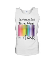 KINDERGARTEN TEACHER WITH FLAIR Unisex Tank thumbnail