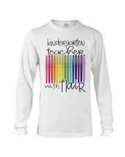KINDERGARTEN TEACHER WITH FLAIR Long Sleeve Tee thumbnail