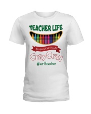 ART TEACHER Ladies T-Shirt tile