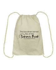 BUS DRIVER Drawstring Bag tile