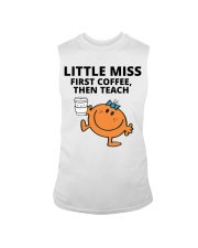 FIRST COFFEE - THEN TEACH Sleeveless Tee tile