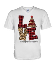 CHRISTMAS PARAPROFESSIONAL V-Neck T-Shirt thumbnail