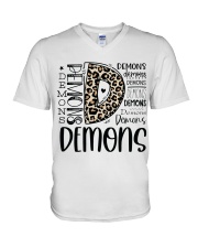DEMON V-Neck T-Shirt tile