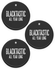 Blacktastic All Year Long Circle Ornament (Porcelain) tile