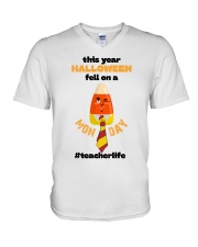 TEACHER LIFE V-Neck T-Shirt tile