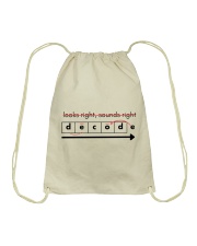 Looks Right, Sound Right - DECODE Drawstring Bag tile