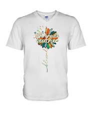 9TH GRADE TEACHER V-Neck T-Shirt tile