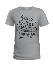 PRE-K IS CALLING Ladies T-Shirt tile