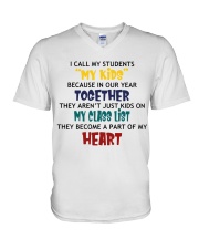THEY BECOME A PART OF MY HEART V-Neck T-Shirt tile