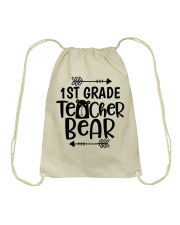1ST GRADE TEACHER BEAR Drawstring Bag thumbnail