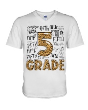 5th Grade V-Neck T-Shirt tile