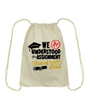 WE UNDESTOOD THE ASSIGMENT Drawstring Bag tile