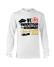 WE UNDESTOOD THE ASSIGMENT Long Sleeve Tee tile