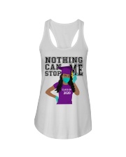 PURPLE - NOTHING CAN STOP ME Ladies Flowy Tank tile