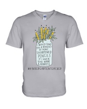 Kindergarten Teacher V-Neck T-Shirt tile