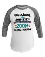 PRESCHOOL ZOOMING INTO TK Baseball Tee tile