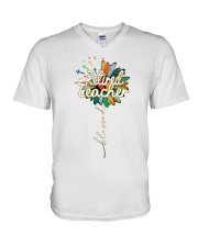 RETIRED TEACHER V-Neck T-Shirt tile