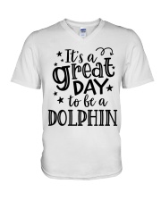 DOLPHIN V-Neck T-Shirt tile