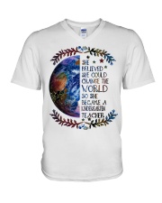 KINDER CHANGE W V-Neck T-Shirt thumbnail