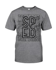 SPECIAL EDUCATION TYPO DESIGN Classic T-Shirt front