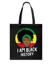 I Am Black History Tote Bag tile