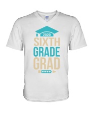 6TH GRADE GRAD V-Neck T-Shirt tile