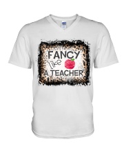 TEACHER V-Neck T-Shirt tile