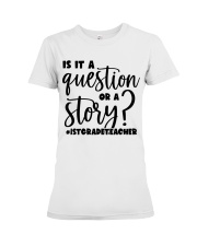 1ST GRADE TEACHER Premium Fit Ladies Tee tile