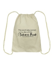 LUNCH LADY Drawstring Bag tile