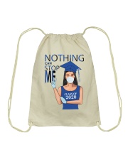 ROYAL BLUE - NOTHING CAN STOP ME Drawstring Bag tile