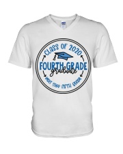 4TH GRADE V-Neck T-Shirt tile