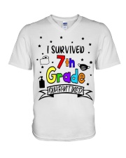7TH GRADE V-Neck T-Shirt tile