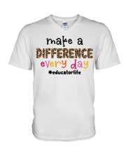 Educator V-Neck T-Shirt tile